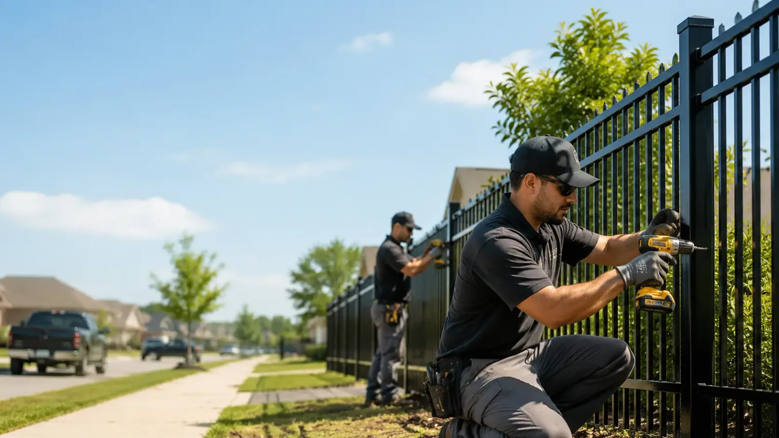 Metal Fence Installation in Hempstead, TX